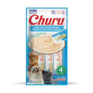 INABA CAT SNACK CHURU  – ATUN Y VIEIRA 56 GR